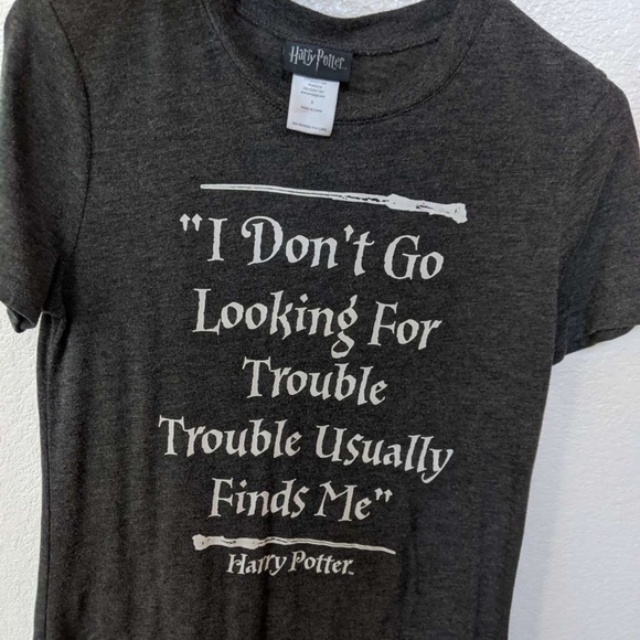Tops - Grey Harry Potter quote shirt
